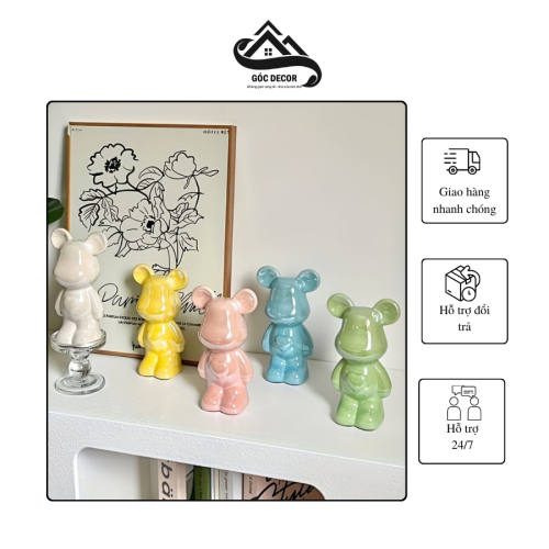 Gấu Bearbrick decor